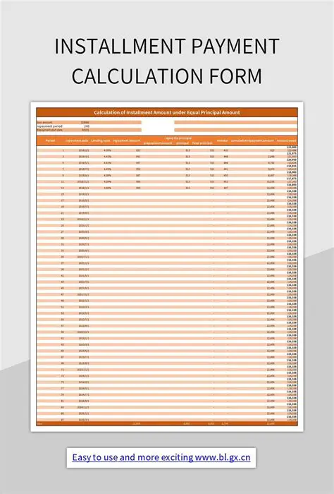Cash Payment and Installment Calculation
