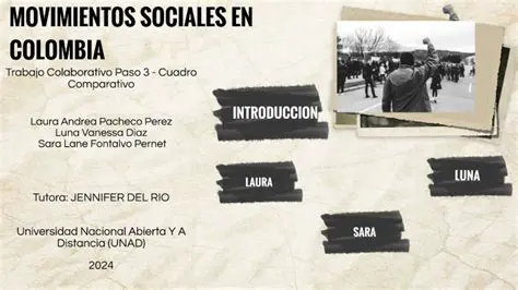 Causas de los Movimientos Sociales en Colombia