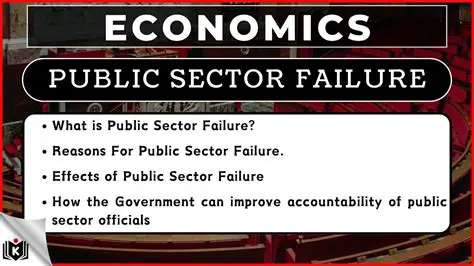 Causes of Public Sector Failure
