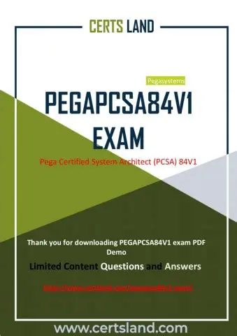 CertsLand Furnishes the Leading Pegasystems PEGAPCSA84V1 Dumps for Guaranteed Accomplishment