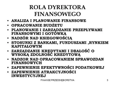 CFO: Kluczowa Rola Dyrektora Finansowego w Nowoczesnej Strategii Biznesowej