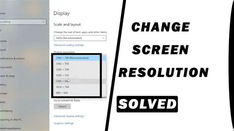 Change Windows screen resolution on the fly
