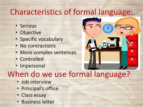 Characteristics of Formal Language