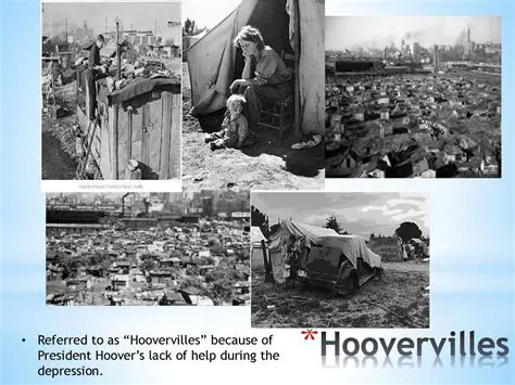 Characteristics of Hoovervilles