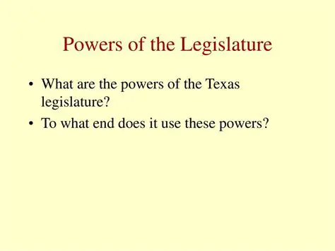 Characteristics of the Texas Legislature