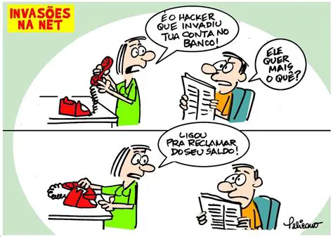 Charge que ilustra um texto