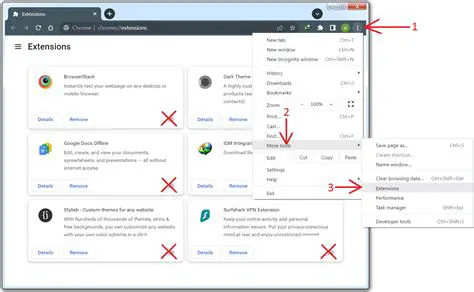 Check for other extensions