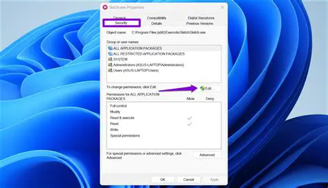 Check for permission errors
