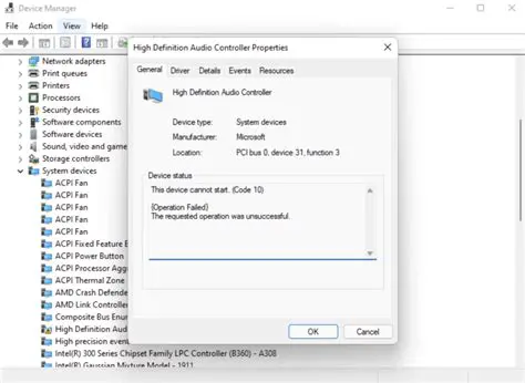 Check the audio output device