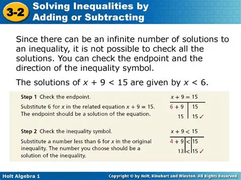 Check the direction of the inequality