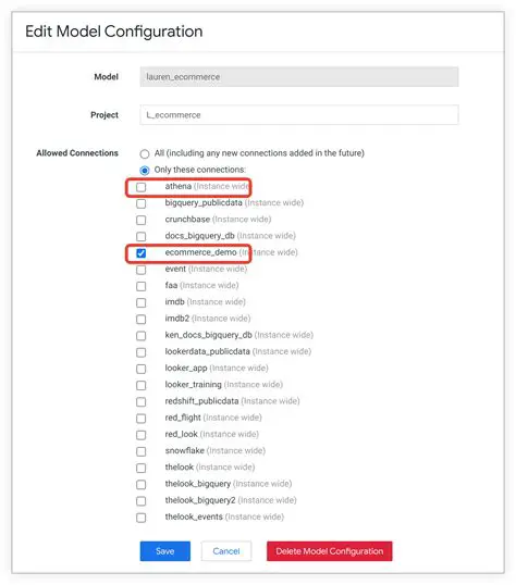 Check the model configuration