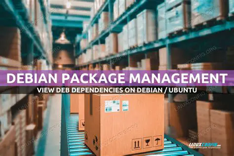 Check the package dependencies