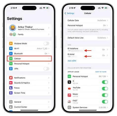 Check the service settings