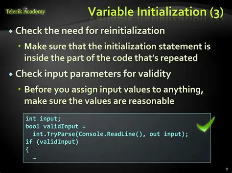 Check Variable Initialization