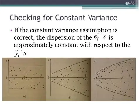 Checking for Constant Variance
