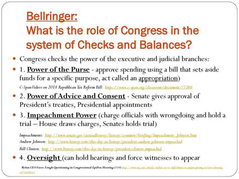 Checks the Power of the House