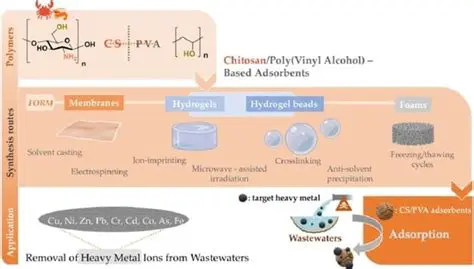 Chitosan nanoparticles as adsorbents for heavy metal ions
