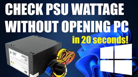 Choose a power supply with a sufficient wattage rating