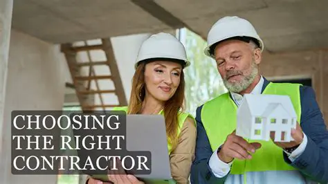 Choose the right contractor