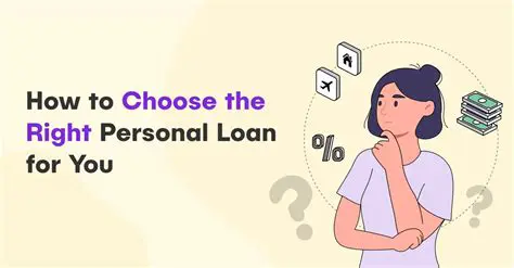 Choosing the Right Loan for Your Needs