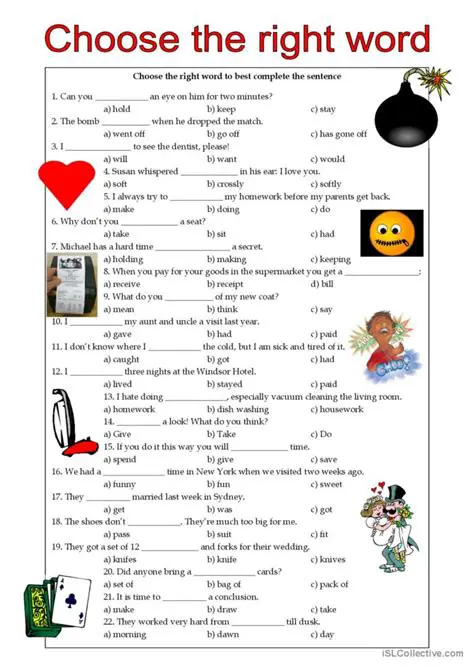 Choosing the Right Verb Tense
