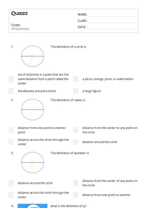 Circles Class 9th Practice Questions