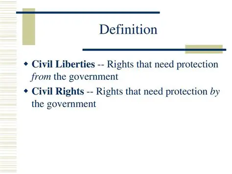 Civil Liberties Primarily Focus on Protection from Government Actions