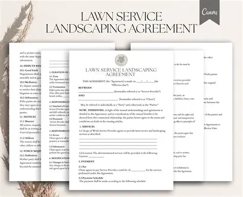 Clear and detailed agreements