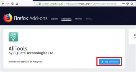Click on the Add to Firefox Button