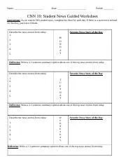 CNN Student News Worksheet PDF: Enhance Learning with Current Events