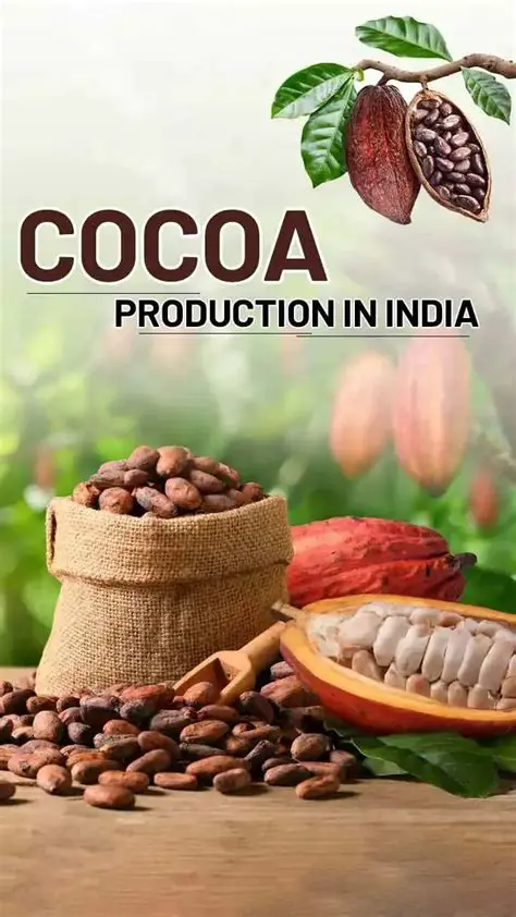 Cocoa production in North Sumatra