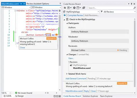 Code Review in Visual Studio