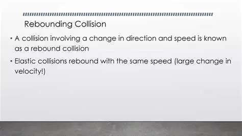 Collision Rebound Direction