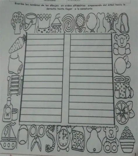 Coloca los Dibujos en Orden