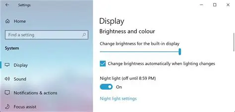 Color Mode and Brightness Adjustment