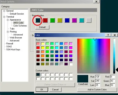 Color Scheme Configuration
