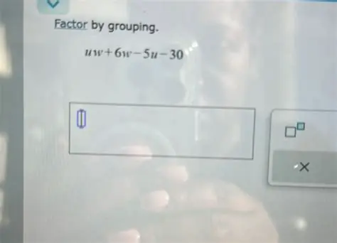 Combine the factored groups