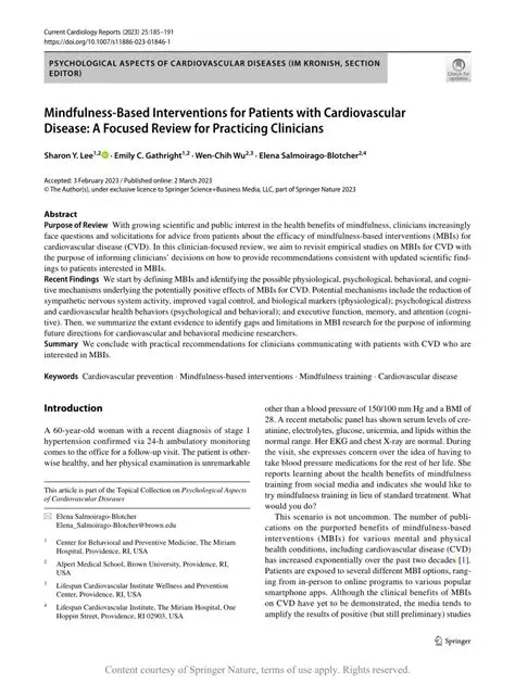 Commentary by Practicing Clinicians