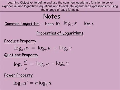 Common Applications of the Formula