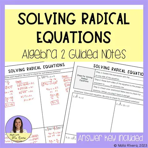 Common Mistakes to Avoid When Solving Radical Equations