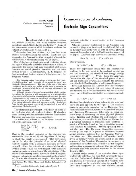 Common Sources of Confusion