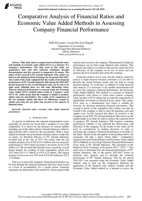 Comparative Analysis of Financial Ratios