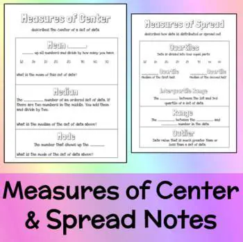 Comparing Measures of Center and Measures of Spread