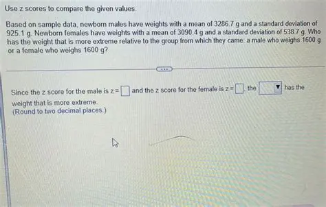 Comparing Newborn Males and Females Weights