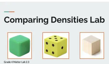 Comparing the Densities of Object W and Object X
