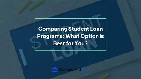 Comparing the Loan Options