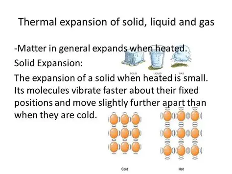 Comparison of Thermal Expansion in Object 1 and Object 2