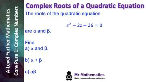 Complex Roots of Quadratic Functions