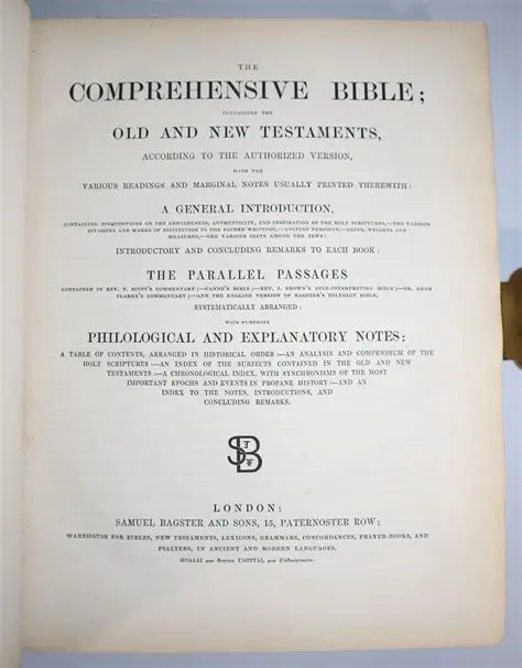 Comprehensive Bible Content