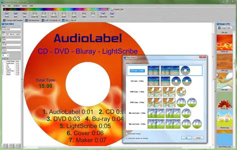 Comprehensive Disc Label Creator Software